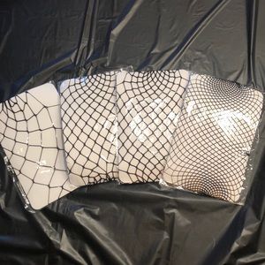 4 pack of fishnet tights!